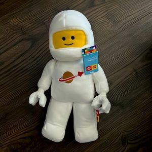 Lego astronaut plush toy